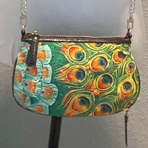 Shariff Peacock Purse with New Crossbody Chain